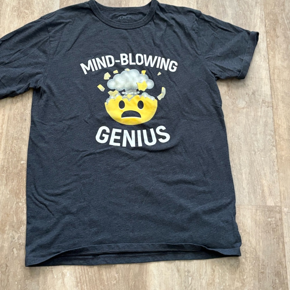 The Children’s Place Boys XL Graphic Tee Mind-Blowing Genius Shirt Size 14/16